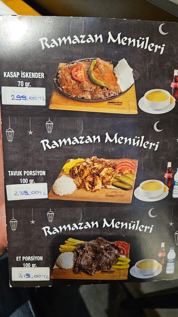 Kasap Döner Kadıköy Ramazan Menü